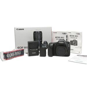 Canon 80D Semi Pro 24MP DSLR Camera Travel Photography WiFi HD Video Flip Screen